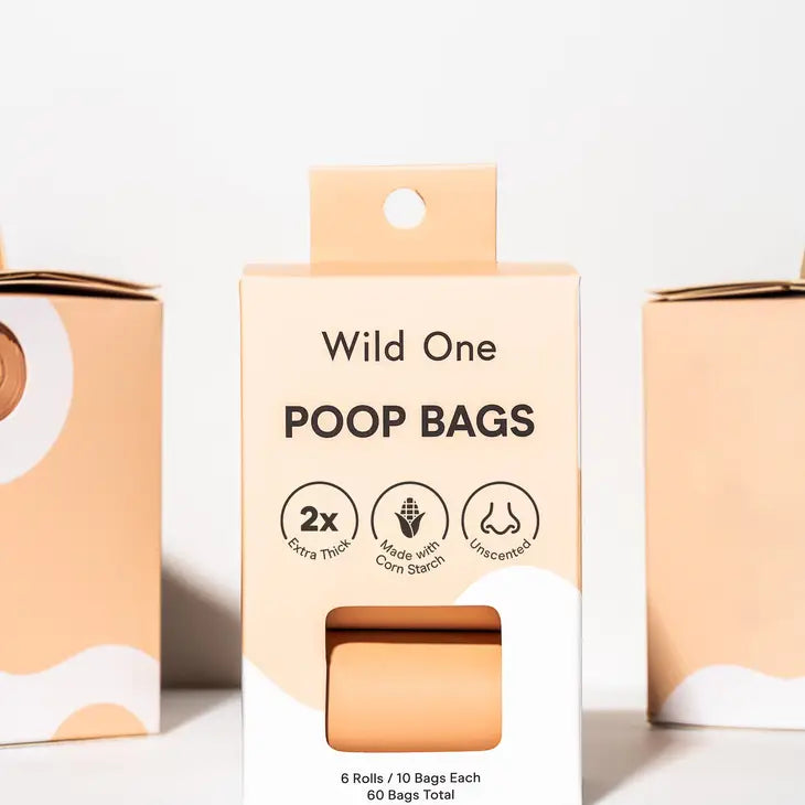 Eco-Friendly Dog Poop Bags, 60 Count