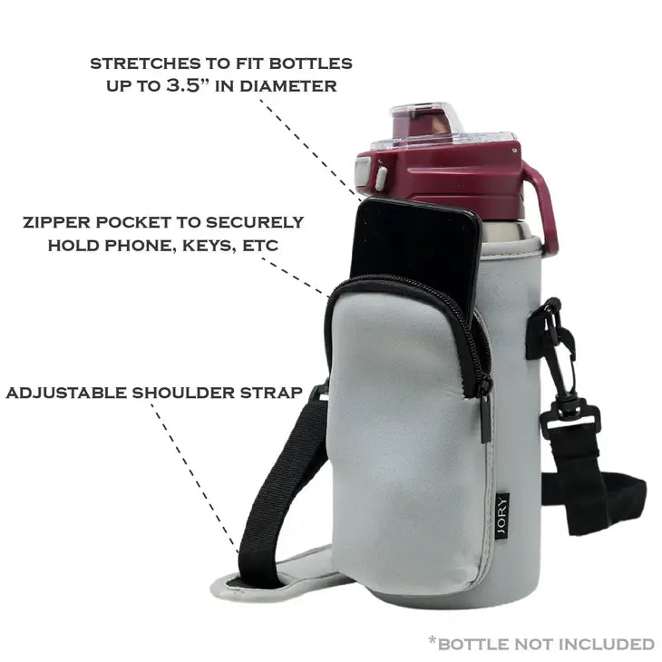 Cross Body Bag for Water Bottles and Phone-2 COLORS