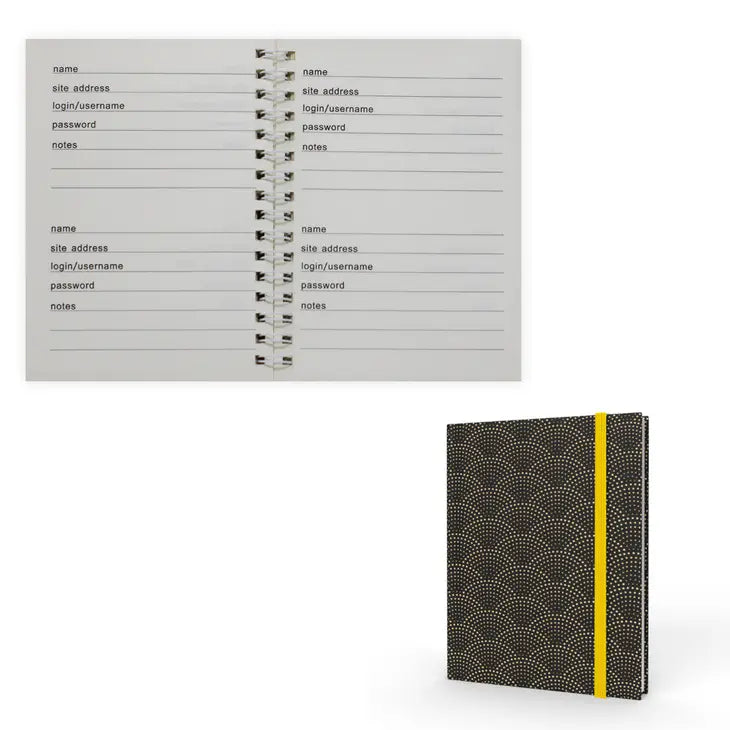 Password + Username Log Book