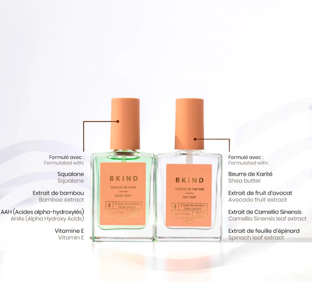 Top Coat & Bottom Coat Manicure Pack BKIND