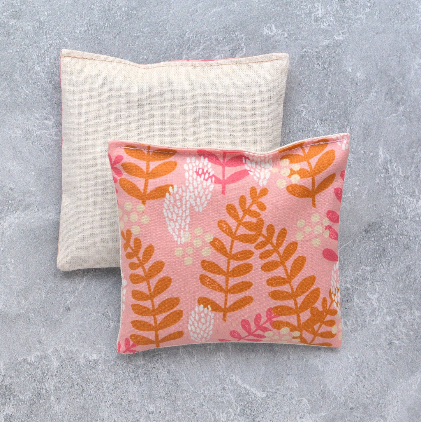 Fern Print Lavender Sachet Bundle in Bashful Pink