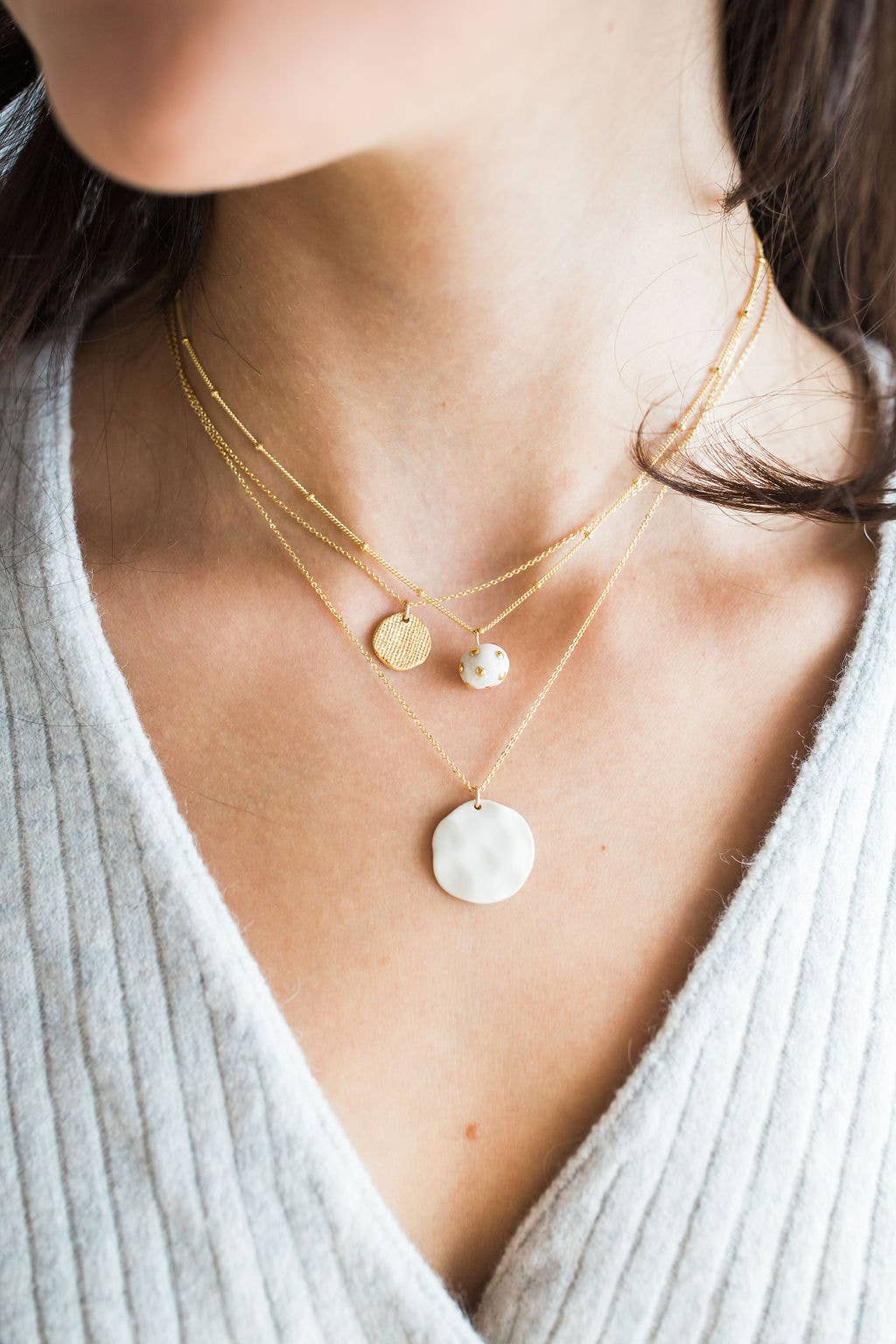 Sun and Moon Necklace - Mini