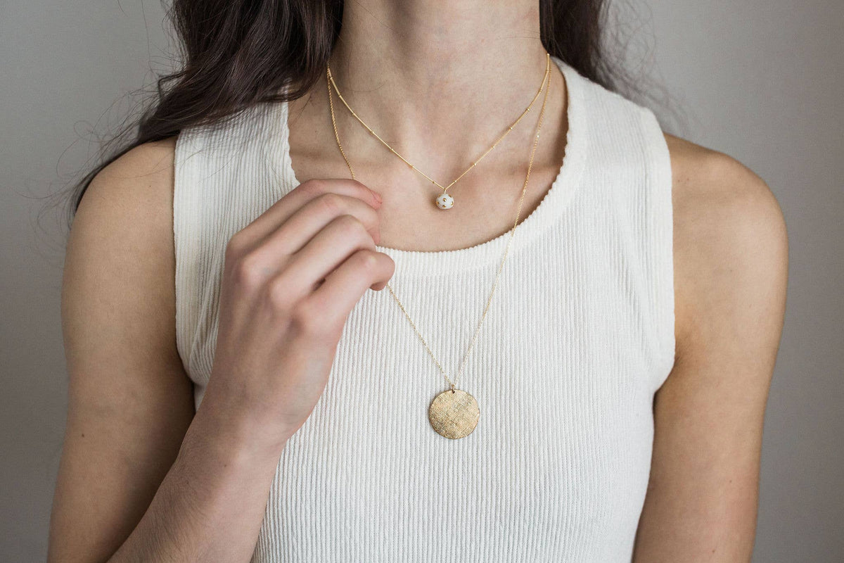 Sun and Moon Necklace - Large