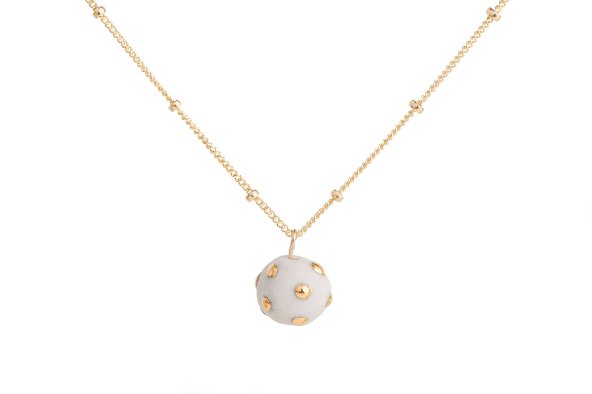 Polka Dot Pendant Necklace