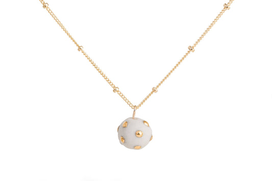 Polka Dot Pendant Necklace