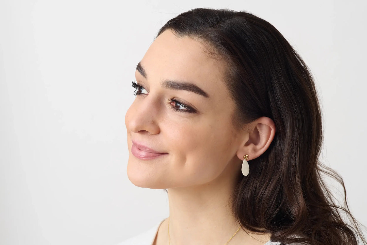 Petite Petal Drop Earings