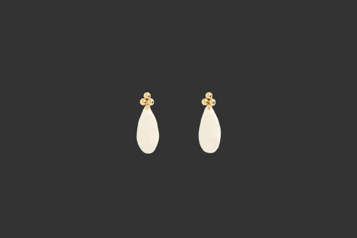 Petite Petal Drop Earings