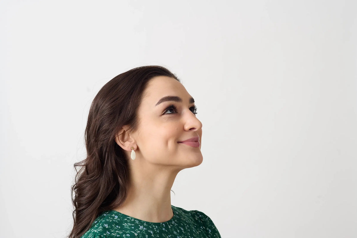 Petite Petal Drop Earings