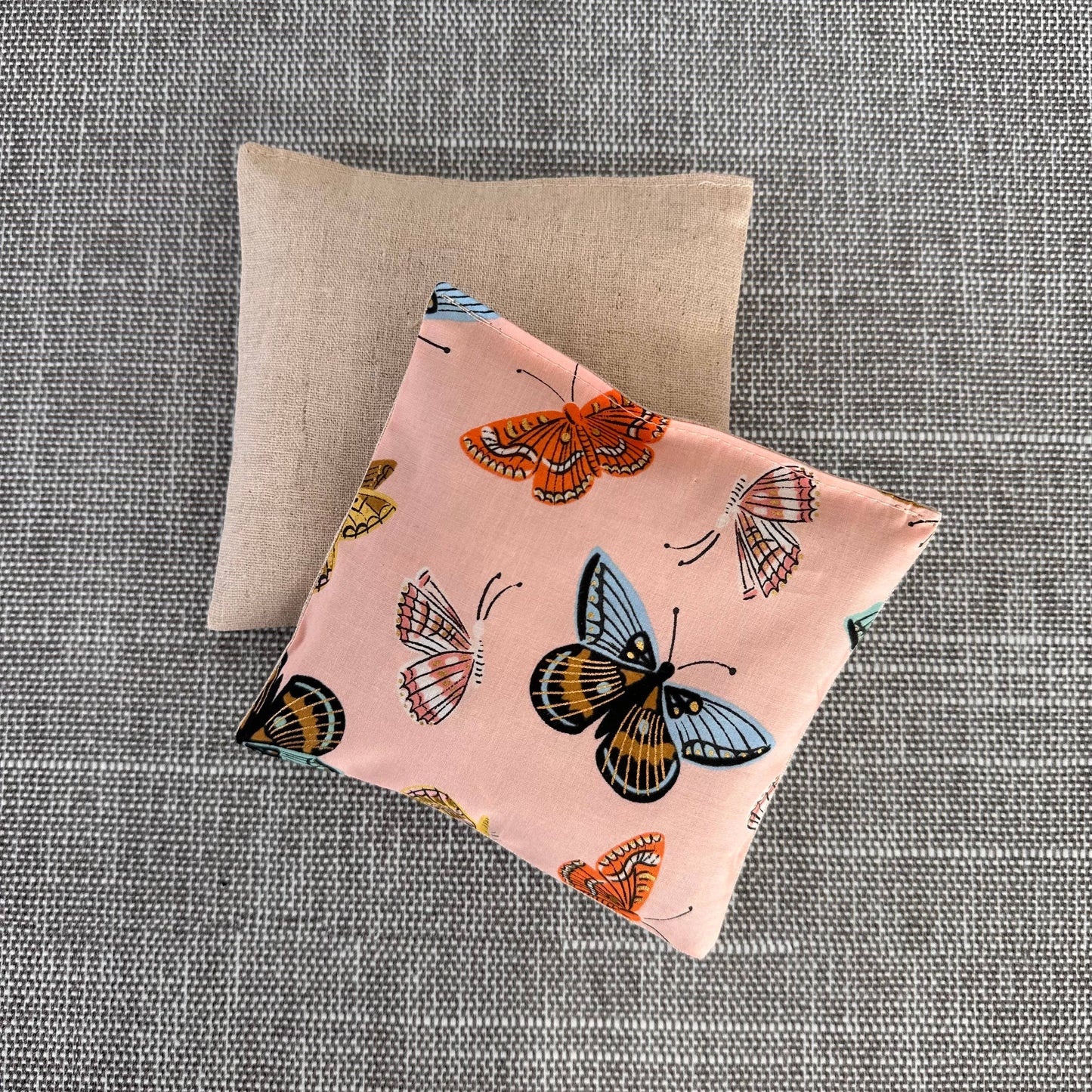 Cotton Lavender Sachet Bundle in Gilded Butterflies Pink