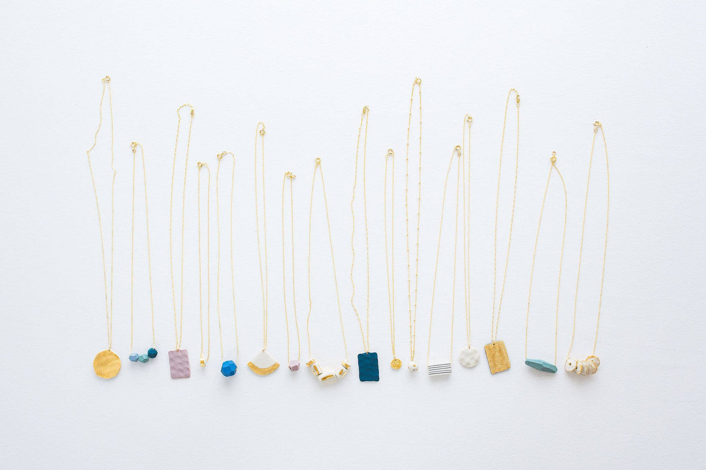 Pinched Bead Necklace