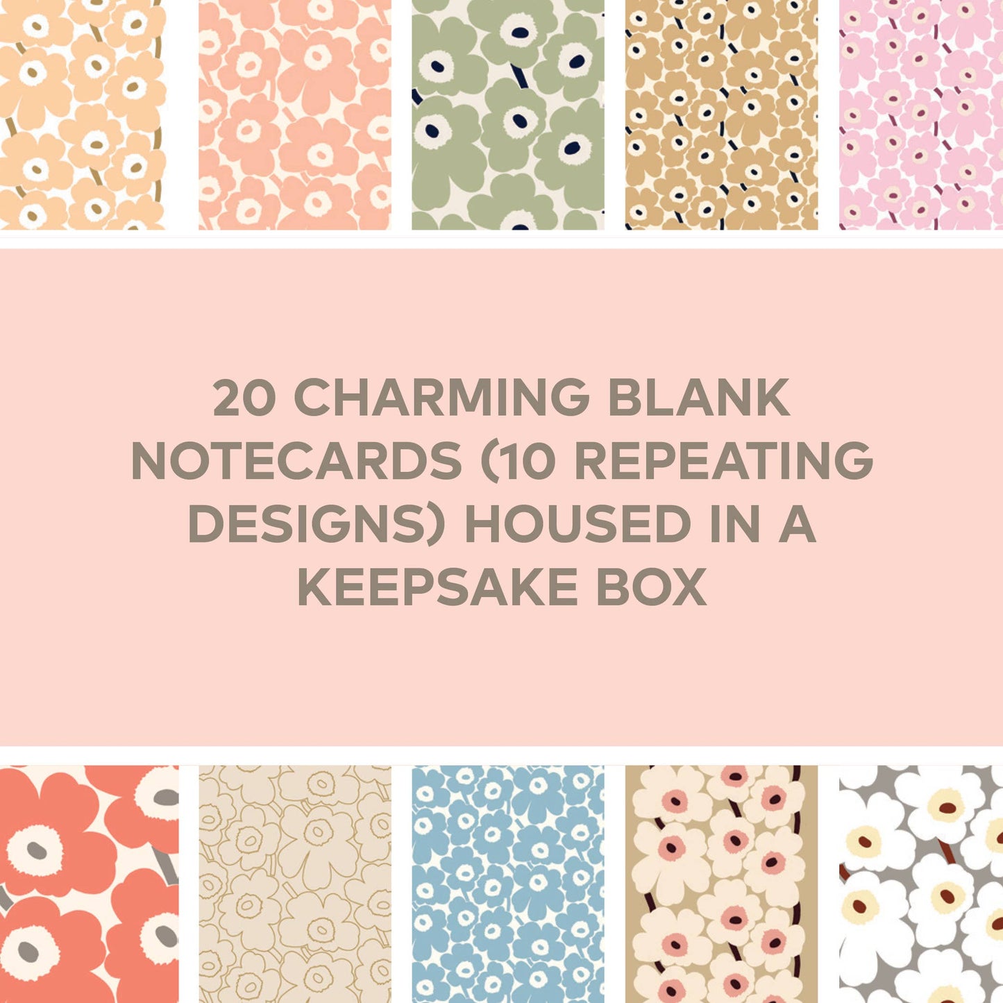 Marimekko Notes Set in Pastels