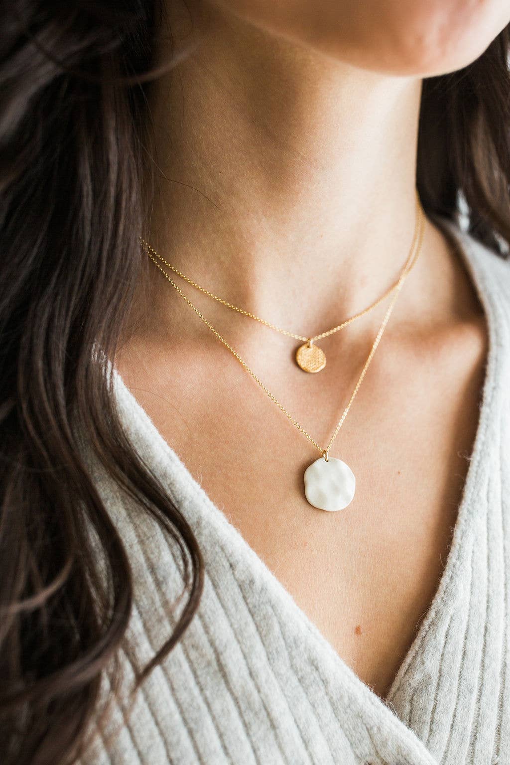 Sun and Moon Necklace - Mini