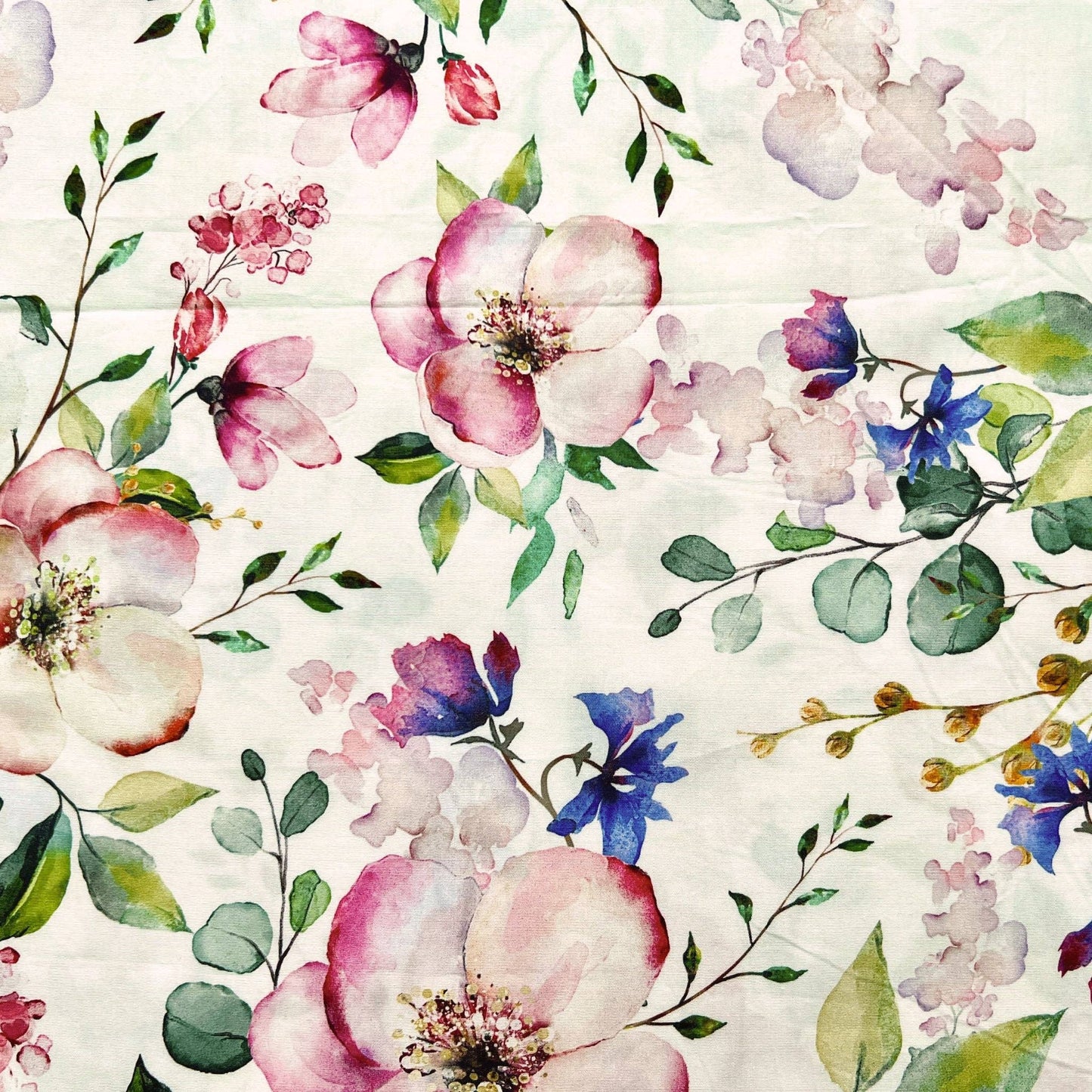 Reusable Bread Bag in Whispered Petals