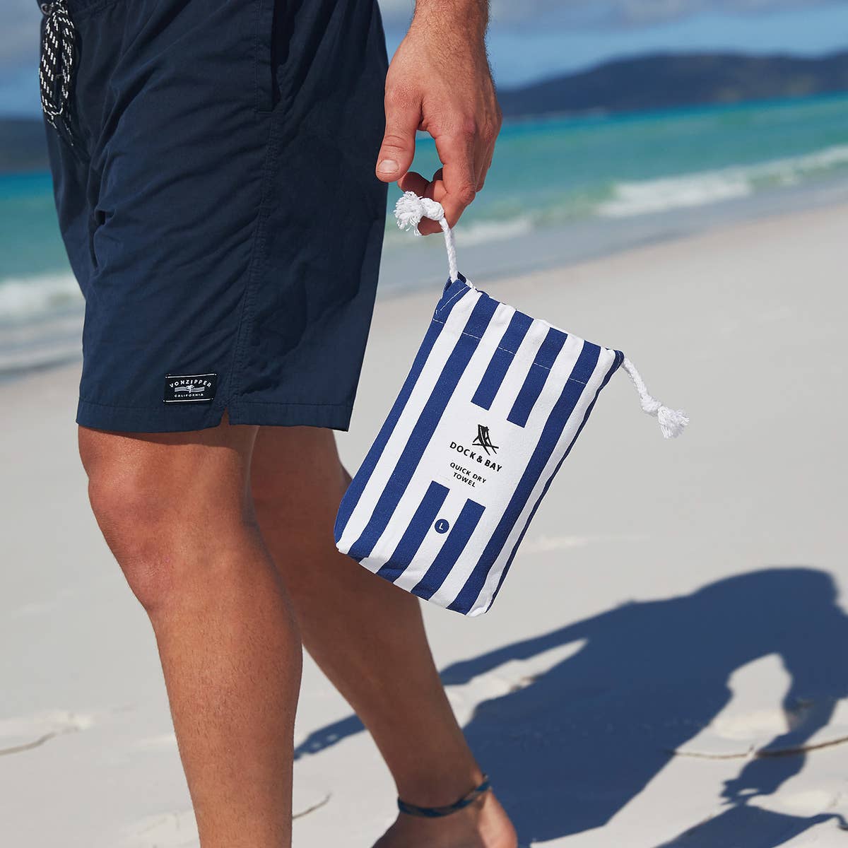 Quick Dry Towels by Dock & Bay - Whitsunday Blue